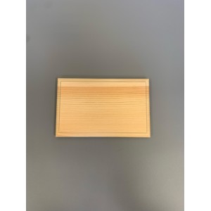 Деревянная заготовка панно (прямоугольник) с фаской по краю 15 х 9,5 х 2 см